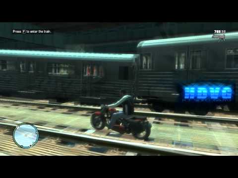 GTA 4 - Train Crashed / Derailing @HDVideoGame