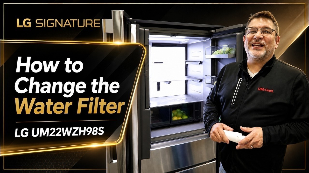 How to Change the Water Filter on LG SIGNATURE UM22WZH98S Refrigerator
