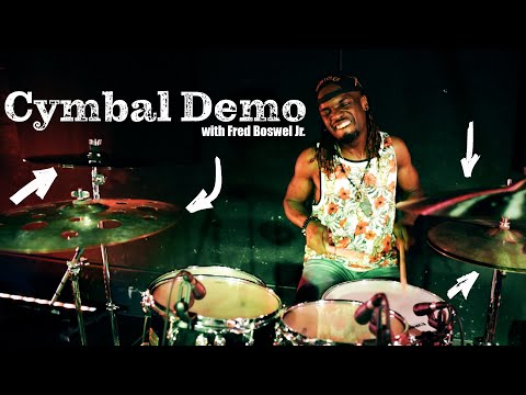 Cymbal Demo and Sound Test with Fred Boswell Jr. - Drum Solo