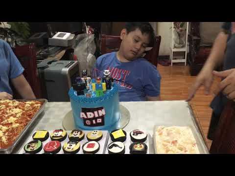 Adin's 10th Birthday! - Roblox Theme Money Cake By: Dalen's