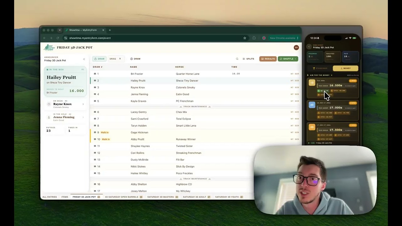 Showtime demo preview