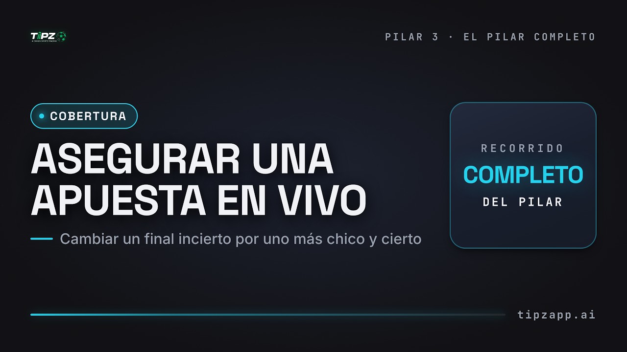 Asegurar una apuesta que va ganando, paso a paso