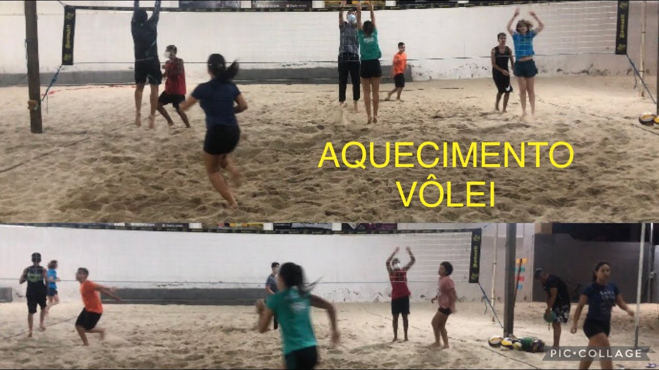 6 EXERCÍCIOS DE AQUECIMENTO PARA O VÔLEI