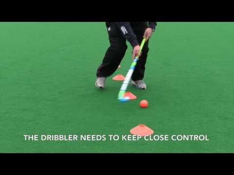 Primary PE lesson ideas for teachers. Hockey - All Out Attack