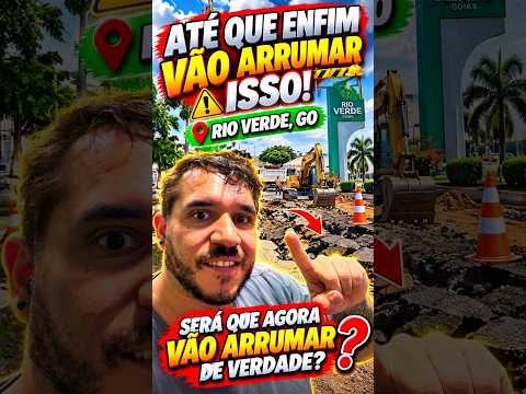 ATÉ QUE ENFIM.#RioVerdeGO #RioVerdeGoias #Obras #NoticiasRioVerde #Goias #Shorts #Viral