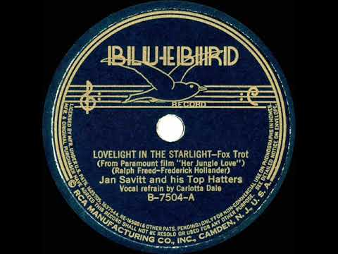 1938 Jan Savitt - Lovelight In The Starlight (Carlotta Dale, vocal)