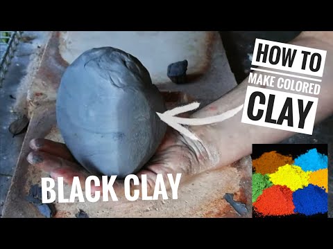 How to make colored clay