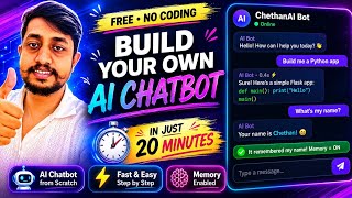 Build Your Own AI Chatbot in 20 Minutes — Free, No Coding|Groq API