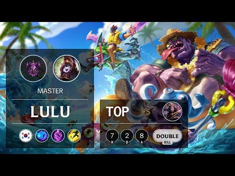 Lulu Top vs LeBlanc - KR Master Patch 9.18