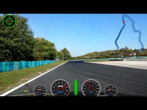 Linszter/Honda Datalog Test, 2013.10.05. Practice Lap