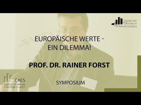 Toleranz und Recht – Zur Dialektik europäischer Freiheiten Prof. Dr. Rainer Forst