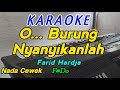 Ini Rindu Oh Burung Nyanyikanlah Karaoke Nada Cewek