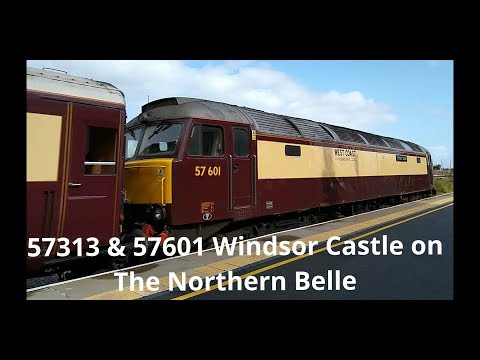 Abergele 6.09.2019 - WCRC 57313 & 57601 Windsor Castle on The Northern Belle