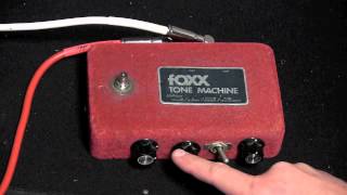 Video thumbnail for Vintage Foxx Tone Machine Fuzz Demo by drowninginguitars