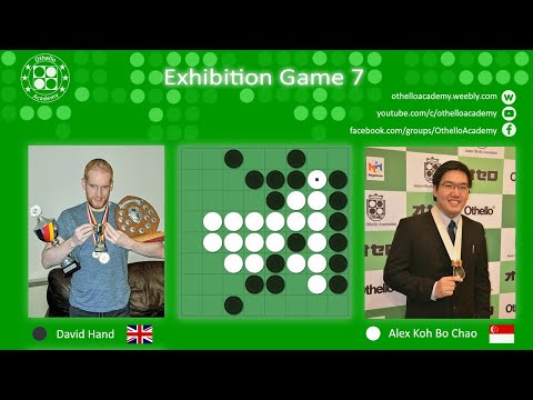 Othello Academy - Exhibition Game 0007 - David Hand vs Alex Koh