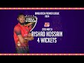 Rishad Hossain's 4 Wickets Against Chattogram Challengers | 29th Match | Season 10 | BPL 2024