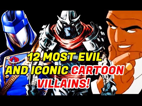 Top 12 Most Evil And Classic Cartoon Villains Of All Time!
