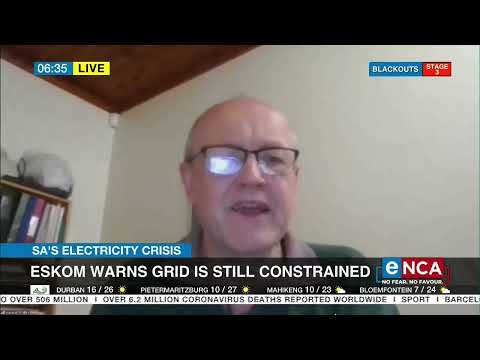 Eskom warns grid is still constrained