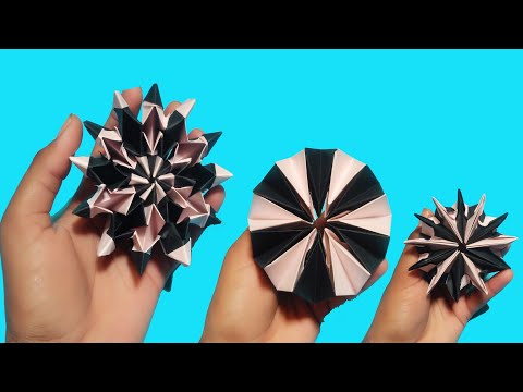How To Make Paper MOVING FIREWORKS | Paper Craft - Origami
