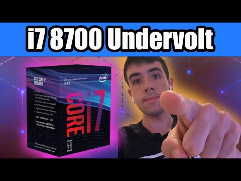 Undervolt your Locked i7 8700 for more FPS and Lower Temperature!