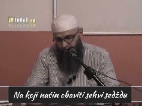 Na koji način obaviti sehvi sedždu-Dr.Safet Kuduzović