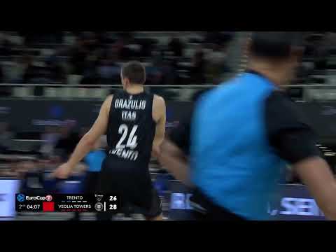 ⚪⚫ Highlights | Trento - Amburgo 85-80