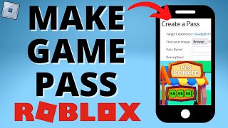 How to Make A Gamepass in Roblox Pls Donate - iPhone & Android - Add Gamepass to Pls Donate Roblox