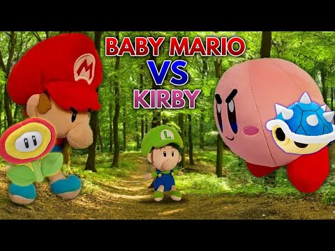 Baby Mario Vs Kirby Short Version | Super Dylan Plush Show Fan Edit