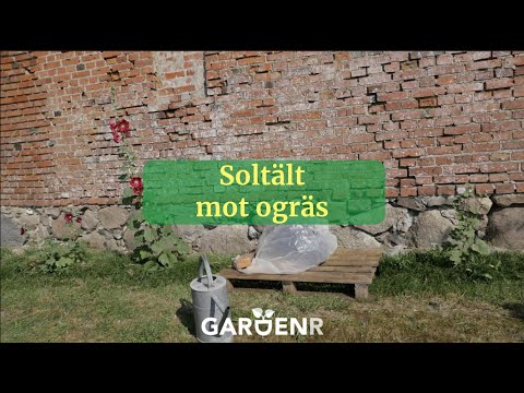 Soltält mot ogräs - Trädgårdshacks med GardenR