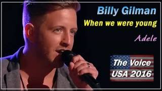 Billy Gilman, When we were young - Adele&#39;s cover | Blind audition The Voice USA 2016