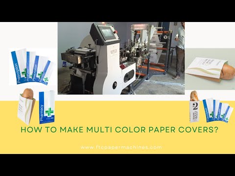 Industrial Fully Automatic Paper Bags Making Machine