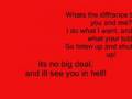 Green Day - Reject (Lyrics)