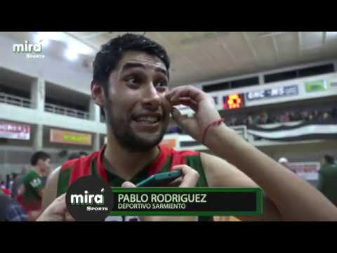 Blanco y Negro 72 vs Deportivo Sarmiento 90 | Básquetbol | Pablo Rodriguez tras ganar el cásico