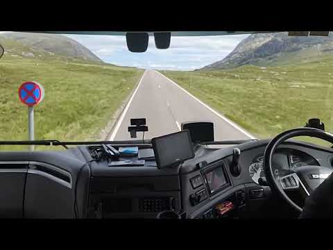 LGV/HGV The Highlands Scotland A82 Fort William to Glencoe PART 2