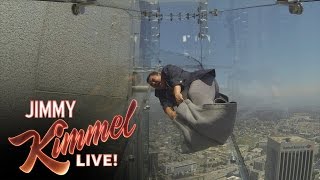 Guillermo Tries the Terrifying Skyslide