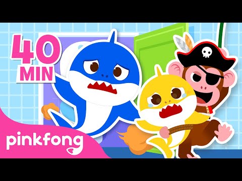 On joue au cache-cache avec Bébé Requin ! | +Compilation | Contes | Pinkfong ! Chansons pour Enfants