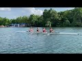 Texas Rowing Center practice/Austin, TX - 1V4+, Sasha Krigel,  3 seat, 5/22