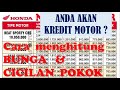 Cara Menghitung Angsuran Kredit Sepeda Motor