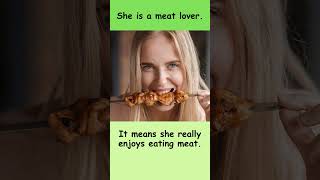 Vegetarian? Meat lover? Spicy lover? 🌶️ #learnwithmia #spokenenglish #english