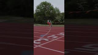 Cassie's record setting 100M run