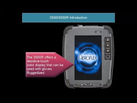 VIAVI (Aeroflex) AvComm 3550/3550R Touch-Screen Radio Test System Introduction