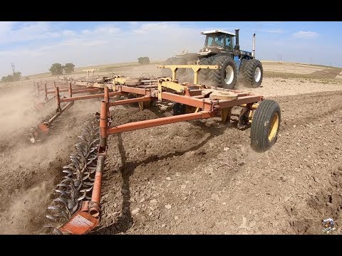 Versatile 946 Tractor pulling a Versatile Noble Blade Plow near Big Springs Nebraska