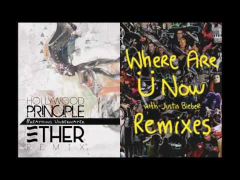 Jack U and Ether  Where R U Now & Breathing Underwater (Kray Mashup)