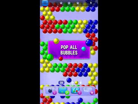 How to play bubble shooter level 1  - 10 video game