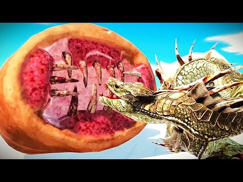 Who Will Survive The Giant Blade Worm? - Animal Revolt Battle Simulator