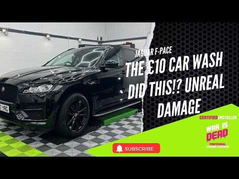 Thumbnail for Jaguar F-pace goes under the Knife to restore badly damaged paintwork from cheap / bad car washes. by Jaguar F-Pace