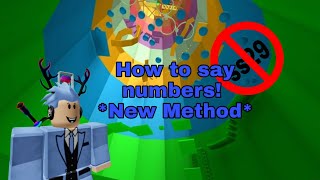 How To Send Numbers On Roblox - roblox how to say numbers without tags 2020