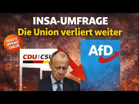 Union weiter im Sinkflug – neue INSA-Umfrage zeigt klare Tendenz