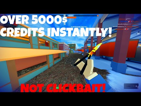THE FASTEST WAY TO GET CREDITS IN ROBLOX BAD BUSINESS!