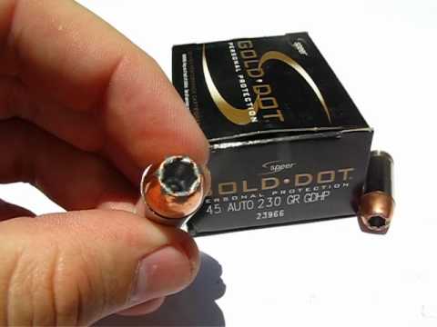 Speer Gold Dot .38 Special +P 135 gr Ammo Test